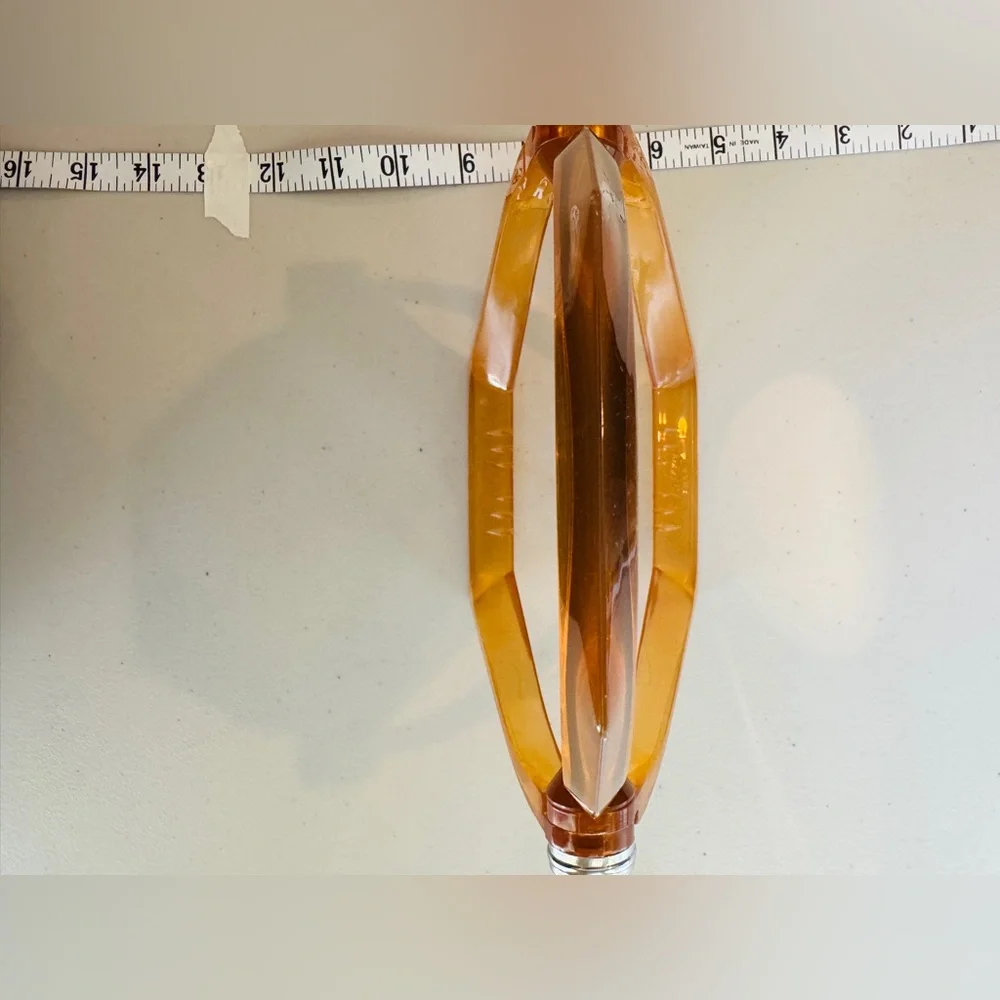 Vintage Mohawk USA Amber Vanity Mirror – Retro Mid-Century Style